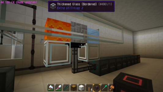 ｔａｍ Extrautilities2の丸石製造機とenderioのクラフターで丸石圧縮機を作ってみたんだ 今日は語ったか